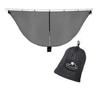 Wecamture Hammock Bug Mosquito Net XL 11x4.6FT No-See-Ums Polyester Fabric for 360 Degree Protection Dual Sided Diagonal Zipper for Easy Access Fits All Hammocks