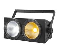 WECAN 200w Led Blinder Stage Par Lights,2-Eyes Cool +Warm White led Stage Lights, DMX Control,Sound Activation COB Strobe for Theater, Church, DJ Events