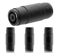 Wecan Speaker Conversion Plug NL4FX, Professional Audio Connector, Male to Female Coupler Adapter, Compatible with Neutrik NL4MP/NL4MPR/NL4FC/NL4FX/NLT4X, 4-Pack, Black