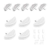 WECATION 10 Pack of Replacement Filters & Sponges for Uahpet Cat Water Fountain, Triple Filtration, Removes Heavy Metals, Improves Taste & Freshness