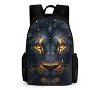 WECECE Backpack Lion School Bags for Girls And Boys, Cute Kids Lions Animal King Backpack for School Travel, Lightweight Kids Rucksack for Teenagers