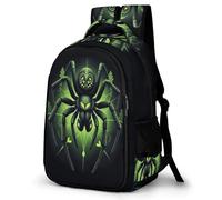 WECECE Backpack Spider 3D Print for Boys Kids Elementary School Bookbag With Cyberpunk Style Girls Laptop Bag Travel Rucksack