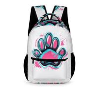 WECECE Bear Paw School Bag Students for Boys Age 10 Cute Animal Daypack for Girls Years 1-3 Primary Kids Lightweight Printed Backpack Books Bottle Umbrella Autumn Trip Daily Use