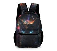 WECECE Black Cat Bookbag Kindergarten Primary Kids for Girls 6-12 Years Kitten School Backpack for Boys Year 6 Lightweight Printed Rucksack Books Water Bottle Autumn Trip Daily Use