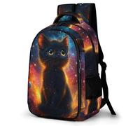 WECECE Black Cat Daypack Kids 8-12 Year Olds Kawaii Animal Kitten Bookbag Girls Primary to Secondary Fashion Backpack Rucksack for Teens 14 Inch Laptop School Bag Hiking