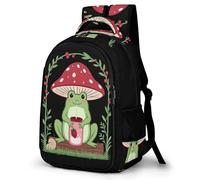 WECECE Boys Backpack, School Bag Kids Cute Frog Backpack - Girls Backpacks,Children Primary Schoolbag Small Animal BookBag for School&Travel, Lightweight Schoolbag for 9-16