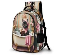 WECECE Boys Backpack, School Bag Kids Kawaii Cat Backpack - Girls Backpacks,Children Primary Schoolbag Kitten BookBag for School&Travel, Lightweight Schoolbag for 9-16