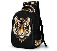 WECECE Boys Backpack, School Bag Kids Tiger Motif Backpack - Girls Backpacks,Children Primary Schoolbag Animal Tiger BookBag for School&Travel, Lightweight Schoolbag for 9-16