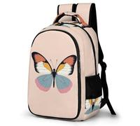 WECECE Boys Butterfly Bookbag Ages 9-13 Girls School Backpack 3D Butterfly School Bag for Primary to Secondary, 15.6 Inch Laptop Backpack for Daily Use Travel and Hiking