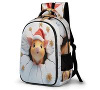 WECECE Boys Guinea Pig Rucksack 7-11 Years with Age 13, Girls Cute Dutch Pig Daypack Refrigerator Door Modern Stylish School Backpack for Secondary Years, School Trips and Outdoor