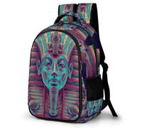 WECECE Boys Pharaoh of Egypt Rucksack 10-16 Years Girls Daypack for Junior School Kids Egyptian Backpack, Lightweight and Durable for Spring Trip and Autumn Outing