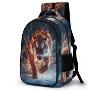WECECE Boys Tiger Back pack Ages 7-12 Girls School Backpack for School Years 5-9 Kids Animal Tiger Bookbag, Stylish and Durable for Spring Outing and Autumn Trip