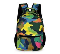 WECECE Camo Backpack Nursery Primary Kids Students for Boys Age 6 Camouflage School Backpack for Girls Year 1 Lightweight Durable School Bag Books Bottle Umbrella Autumn Trip Daily Use