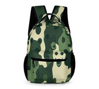 WECECE Camo Pattern Bookbag Children for Boys and Girls 10-13 Years Camouflage Daypack Year 5 Lightweight with Side Pockets Rucksack Daily Items Bottle Autumn Trip Daily Use