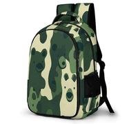 WECECE Camo Pattern Daypack Children Age 13 Camouflage Backpack Teens Junior School Stylish School Backpack for Kids and Teens Travel Spring Outing Autumn Trip Daily Use
