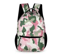 WECECE Camo Print Backpack Boys and Girls Age 6 Primary Kids Camouflage Rucksack Year 1 Kids Lightweight Durable School Bag Bookbag 43x32x15cm for Books and Notebooks Daily Study