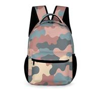 WECECE Camouflage Rucksack Kids for Boys Age 9 Camo School Backpack for Girls Years 2-4 Primary Kids Lightweight with Side Pockets Backpack Books Water Bottle Travel Outdoor Daily Use