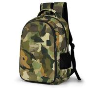 WECECE Camouflage School Backpack Children 12-16 Year Olds Camo Backpack Teens Primary to Secondary Durable Rucksack for Kids and Teens Day Trips Outdoor Travel Daily Use