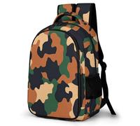 WECECE Camouflage School Backpack Children 12-16 Year Olds Camo Backpack Teens Primary to Secondary Durable Rucksack for Kids and Teens Day Trips Outdoor Travel Daily Use