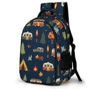 WECECE Car Pattern Casual Daypack for Girls,Teens Elementary Cartoon Cars School Backpack,Primary Book Bags for Teens