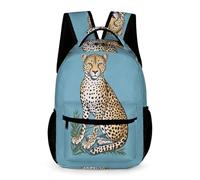 WECECE Casual Daypacks Cheetah Rucksack Leopard Animal Fashion Interesting for Kids Multipurpose School Bag Laptop Backpack for Boy Girls