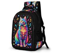 WECECE Cat School Backpack for Boys Kindergarten School Bag Pack Big Capacity Shoulder Bag Junior Rucksack Kitten