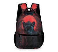 WECECE Cheetah Design Backpack Children Age 10 Students Animal Leopard School Bag Year 5 Students Everyday Daypack Book Bag 43x32x15cm for Back to School Gift Books Notebooks