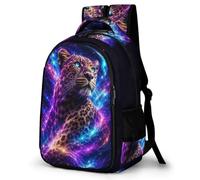 WECECE Cheetah Rucksack Fashion Backpack Girls Age 8 Animal Cheetah Book Bag Boys Secondary School Backpack for Students 16.5 Inch Laptop Rucksack Autumn Trip