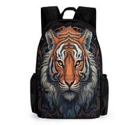 WECECE Child Tiger Backpacks for Kids Teen School Bookbags Toddler Fashion Daypack Animal Theme Rucksack Travel Laptop Bag