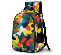 WECECE Children Camouflage Bookbag Age 7-11 13.3 Inch Laptop School Bag Boys Girls Camo Daypack for School Years 4-8, Stylish and Durable for Travel Outdoor and Day Trips