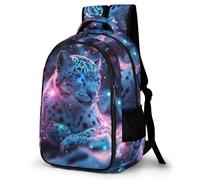 WECECE Children Cheetah Pattern Back pack Age 8-13 Students Bookbag Boys Girls Animal Motif Rucksack, Trendy Durable for Secondary School and School Travel and Outdoor