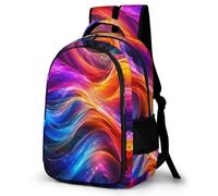 WECECE Children Colourful Schoolbag 8-11 Years with Age 13 Students Rucksack Boys Girls Multicolored Daypack Cool Durable for Year 4-8 and School Travel and Outdoor