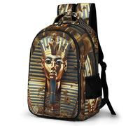 WECECE Children Egyptian Pharaoh School Bag for Primary to Secondary 9-15 Years, Boys Backpack Girls Pharaoh of Egypt School Bag, Cool Durable for Travel Hiking and Day Trips