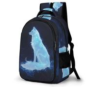 WECECE Children Fox Design Back pack Age 8-13 Students Bookbag Boys Girls Animal Pattern Rucksack, Trendy Durable for Secondary School and School Travel and Outdoor