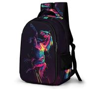 WECECE Children Horse Illustration Daypack Age 8-14, Students Backpack, Boys Girls Animal Design Back pack, Lightweight Durable for Year 4-8 and Outdoor Travel and Spring Trip