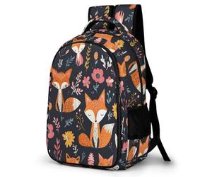 WECECE Children Kawaii Fox Design Back pack Age 7-11, 14 Inch Laptop Backpack, Boys Girls Animal Fox Daypack for Secondary Years, Modern Stylish for Daily Use Travel and Hiking
