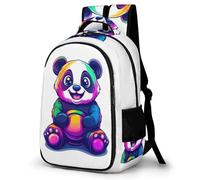 WECECE Children Panda Back pack Age 8-13, Students Bookbag Boys Girls Animal Panda Rucksack Refrigerator Door Trendy Durable for Secondary School and School Travel and Outdoor