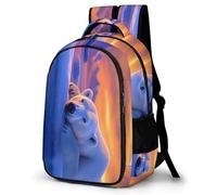 WECECE Children Polar Bear Motif Back pack for School Years 4-8 Ages 9-13, Boys Rucksack, Girls Cute Animal Rucksack, Stylish and Durable for Back to School Gift and Daily Use