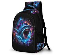 WECECE Children Shark 3D Print Back pack for Year 4-8 Age 7-12 Boys Daypack, Girls Marine Life School Backpack Stylish and Durable for Daily Use Travel and Hiking