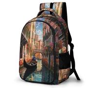 WECECE Children Venice Ltly City School Bag for Junior School 7-11 Years with Age 13, Boys Daypack, Girls RiverSide Town Bookbag, Cool Durable for Travel Outdoor and Day Trips
