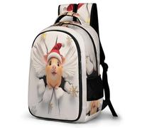 WECECE Cute Guinea Pig Backpack for Girls Ages 12-16 Fashion School Bag Dutch Pig Daypack Teens Year 4-6 Bookbag Kids and Teens 13.3 Inch Laptop Rucksack Birthday Gift
