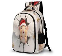 WECECE Cute Guinea Pig Book Bag Fashion Backpack Boys 12-16 Year Olds Dutch Pig Book Bag Kids Year 7 Rucksack for Students 15.6 Inch Laptop Backpack Back to School Gift