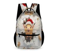 WECECE Cute Guinea Pig School Bag Girls Ages 6-9 Years Primary Kids Dutch Pig Backpack Year 1-4 Boys Fashion Rucksack Daypack 43x32x15cm for Autumn Trip Outdoor Books Notebooks