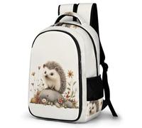 WECECE Cute Hedgehog Boys Backpack School Bag for Elementary, Funny Animal Travel Backpack Secondary Rucksack for Boys