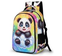 WECECE Cute Panda School Bag Girls Ages 8-11 Animal Design School Backpack Boys Primary to Secondary Stylish Backpack for Kids and Teens Hiking Outdoor Travel Daily Use