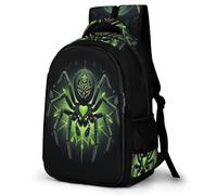 WECECE Cyberpunk Style Backpack, School Bags for Boys Girls, Large Capacity Primary Elementary Middle School Bag, Cute Backpacks Durable Spider Printed Bookbag for Kids Children