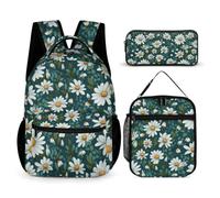 WECECE Daisy Book Pack School Supplies Bundle for Children Age 12, Flower Book Pack School Supplies Bundle Year 1-2 for Boys Sports Clubs Holiday Travel and Daily Carry