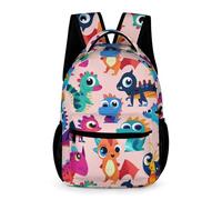 WECECE Dinosaurs Motif Backpack Children Age 6 Primary Kids Cute Animal Daypack Year 1 Students Stylish School Bag Rucksack 43x32x15cm for Back to School Gift Books Notebooks