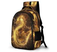WECECE Dragon Motif Daypack Students Ages 10-14 Chinese Style Book Bag Boys Primary School Fashion Backpack School Bag for Teens 13.3 Inch Laptop Rucksack Spring Outing