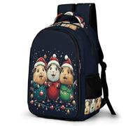 WECECE Dutch Pig School Bag Kids Age 16 Christmas Guinea Pig Daypack Students Year 3 Trendy Bookbag for Kids and Teens Back to School Gift Hiking Day Trips Birthday Gift
